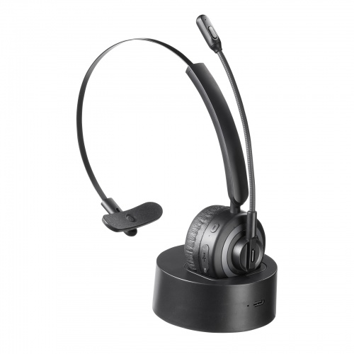 Bluetoothヘッドセット（ノイズキャンセル機能・充電クレードル付き）