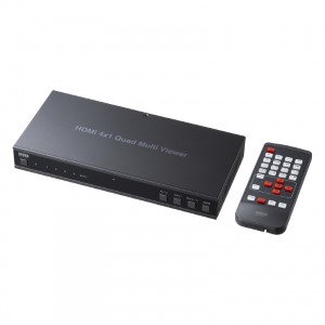 4入力1出力HDMI画面分割切替器（4K/60Hz対応）