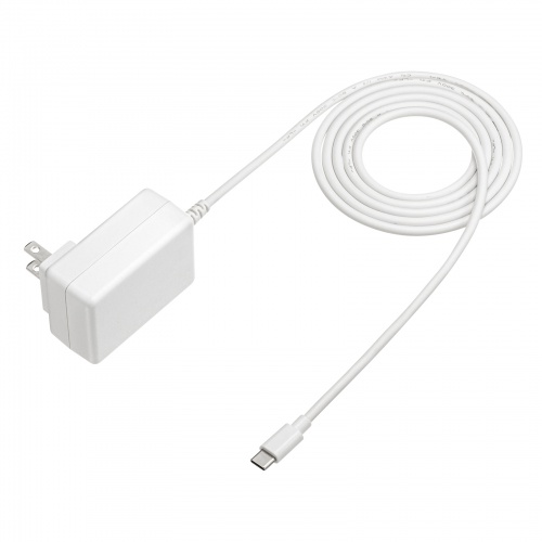USB PD対応AC充電器（PD20W・TypeCケーブル一体型）