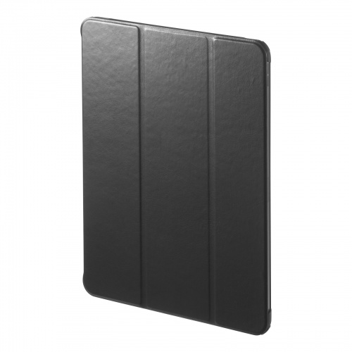 iPad Pro 13インチ（M4/2024）用ソフトレザー調ケース（ブラック）