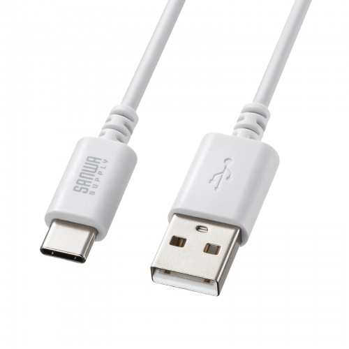 USB 2.0 Type-Cケーブル（C-A・2m・ホワイト）