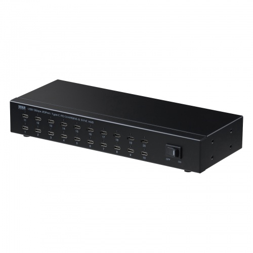 USB 5Gbps Type-C 20ポートハブ