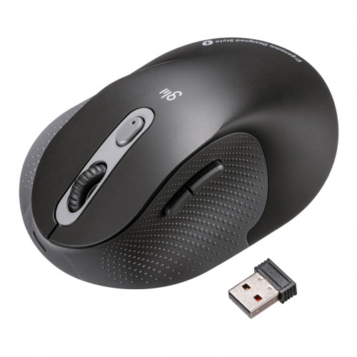 静音ワイヤレスエルゴノミクスコンボマウス（2.4GHzワイヤレス＋Bluetooth・高さ58mm）