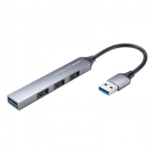 USB 5Gbps 4ポート コンボ超スリムハブ