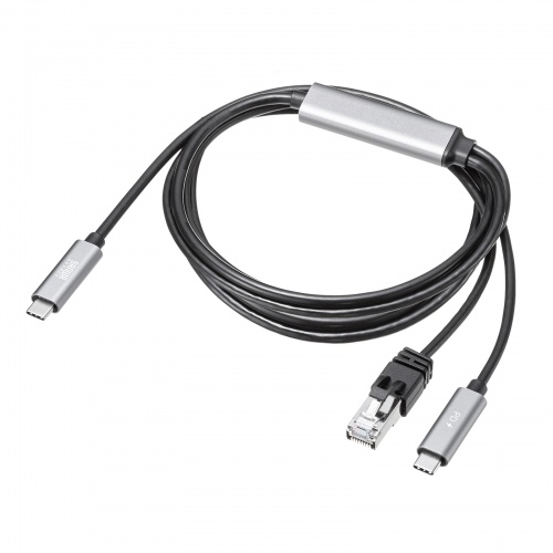 急速充電対応 USB Type-C LAN変換ケーブル（Gigabit対応・PD100W・2m）