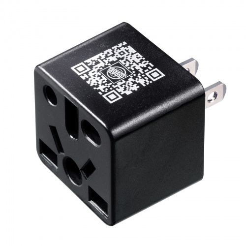 日本専用マルチタイプ電源変換アダプタ（ブラック）