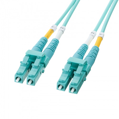メガネ型光ファイバケーブル（マルチ50μmOM3、LC×2-LC×2、30m）