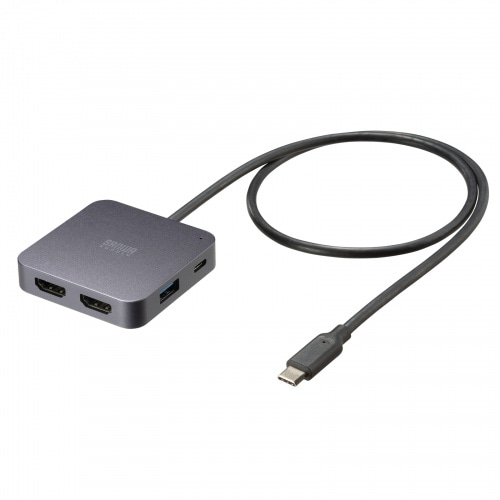 2画面出力対応HDMI付USB Type-Cハブ