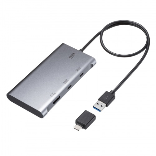 USB映像変換アダプタ（HDMI+USB C×2・3画面出力）