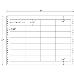 タックフォームラベル 15インチ×11インチ 28面付(1ケース500折)