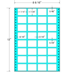 タックフォームラベル 8 6/10インチ×12インチ 32面付(1ケース500折)