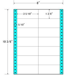 タックフォームラベル 8インチ×10 3/6インチ 14面付(1ケース500折)