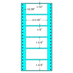 タックフォームラベル 5インチ×11インチ 6面付(1ケース1000折)