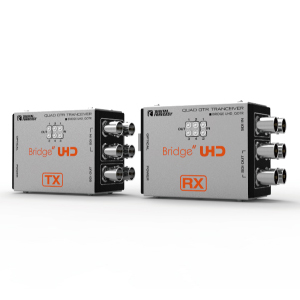 4K UHD対応3G-SDI6系統伝送光延長器