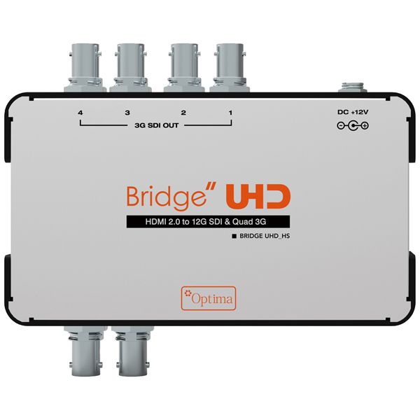 4K UHD対応 HDMI 2.0→12G-SDI/クワッド3G-SDIコンバーター
