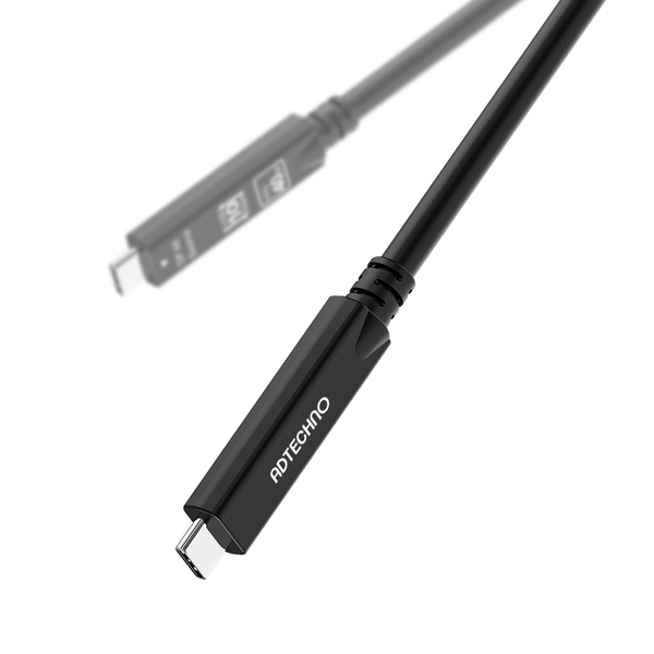 DP Alt & 10G対応 光ファイバUSB-CCケーブル 15m