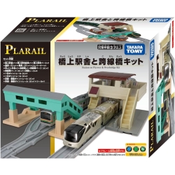 橋上駅舎と跨線橋キット