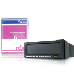 RDXエントリーパック（USB3.0ドライブ、5TBカートリッジ付）