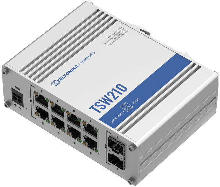 アンマネージド産業用スイッチ TSW210