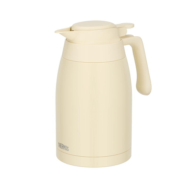 ステンレスポット 1.5L アイボリー