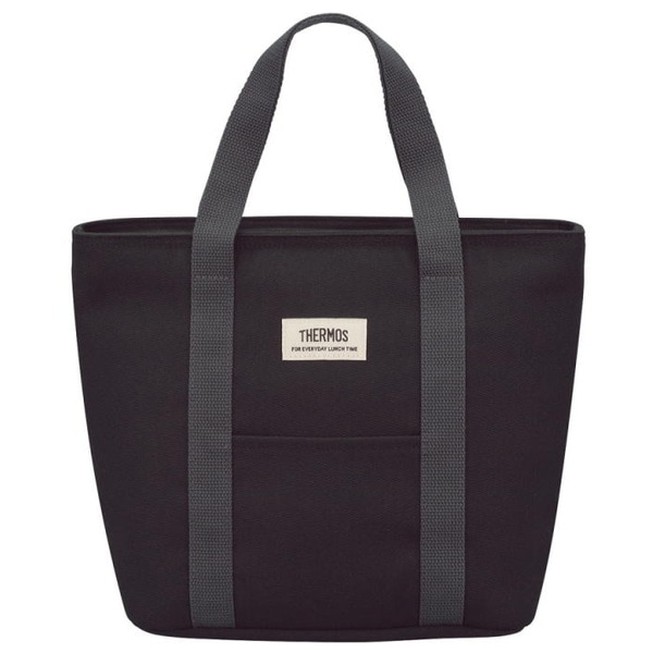 保冷ランチバッグ トートバッグタイプ 7L ブラック