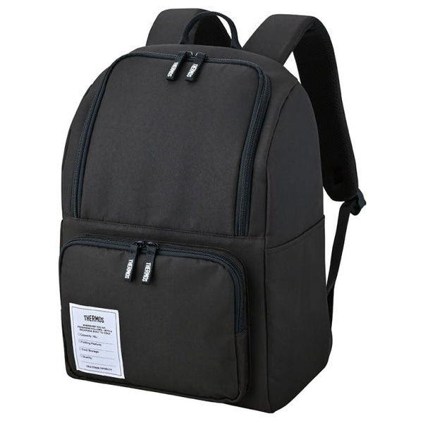 保冷バックパック コンパクトサイズ 約16L オールブラック
