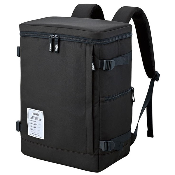 保冷バックパック 大容量サイズ 約25L オールブラック