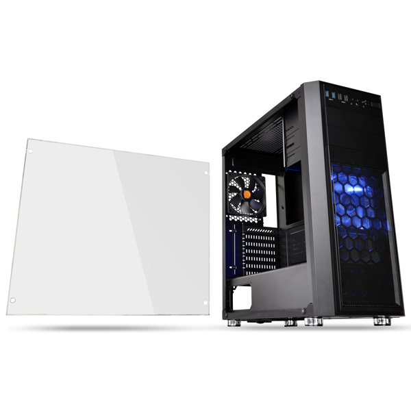 ミドルタワー型PCケース Versa H26 Black /w casefan