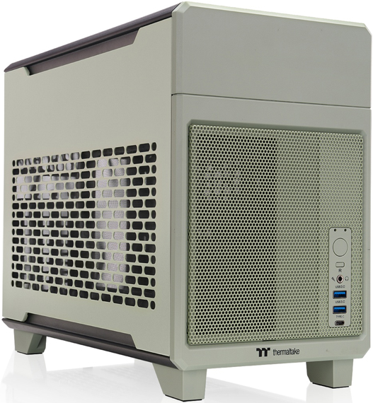 ミニタワー型PCケース TR100 Matcha Green