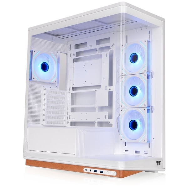 ミドルタワー型PCケース Stage 500 TG ARGB Snow