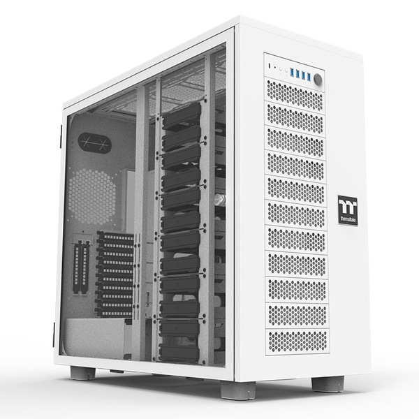 ワークステーション向けPCケース AX700 TG Snow
