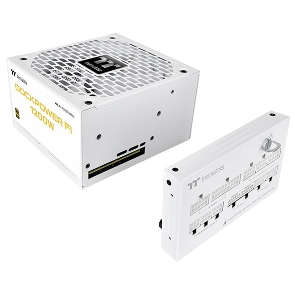 PC電源ユニット Dockpower FI Snow/1200W/Gold/ATX 3.1