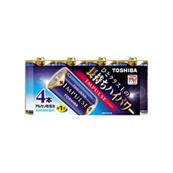 アルカリ電池単1形4本パック