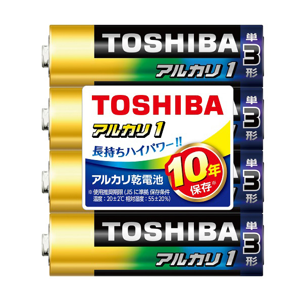 アルカリ電池 単3形 4本かんたんパック