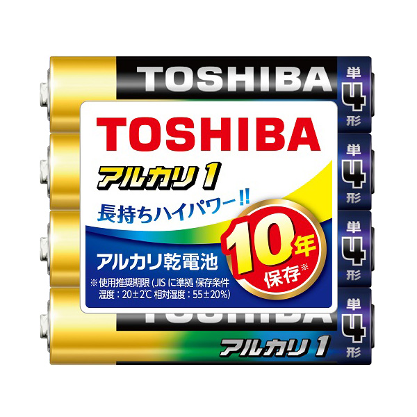 アルカリ電池 単4形 4本かんたんパック