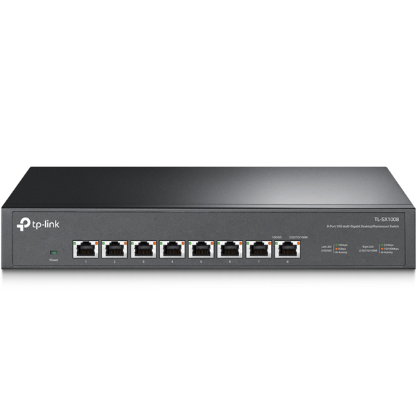 8ポート 10G デスクトップ/ラックマウント スイッチ