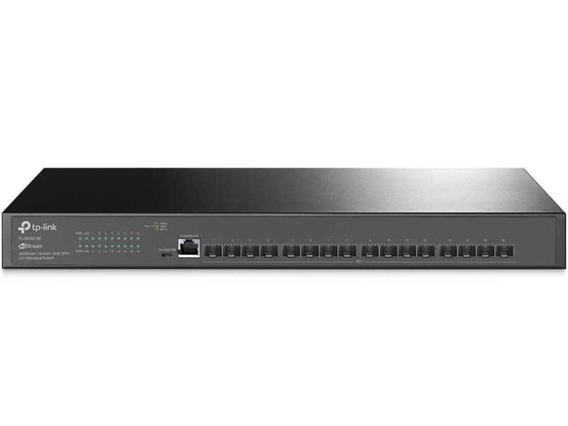JetStream 16ポート 10GE SFP+ L2+マネージスイッチ