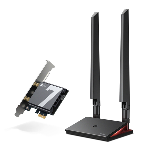 BE9300 Wi-Fi 7 Bluetooth 5.4 PCIeアダプター