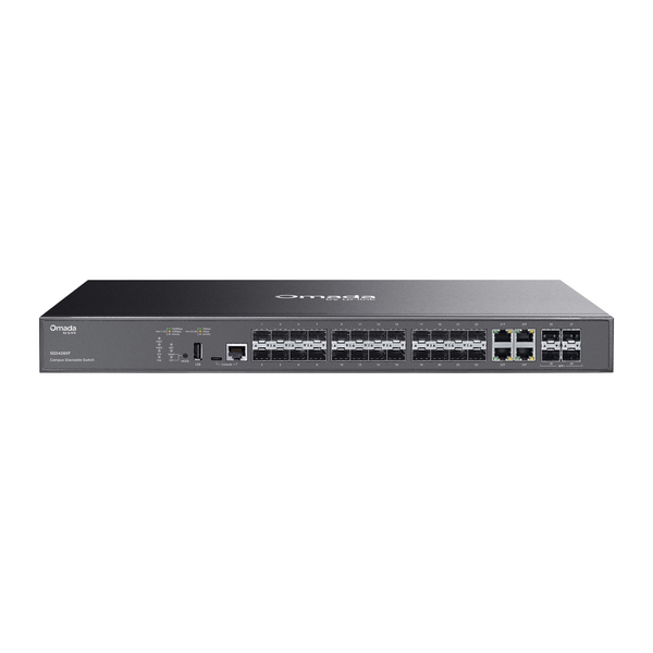 Omada Campus SFPスロット×24 スタッカブル Lite L3マネージスイッチ（10G SFP+スロット×4搭載）