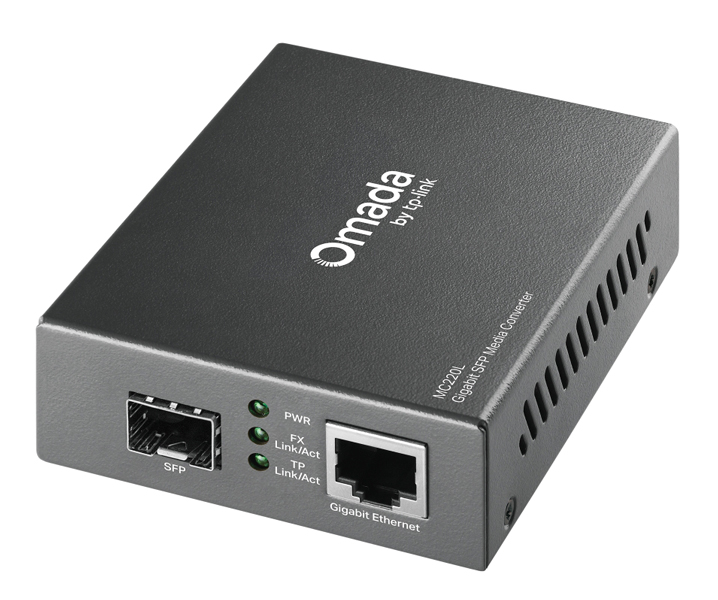 Omada ギガビット SFP メディアコンバーター