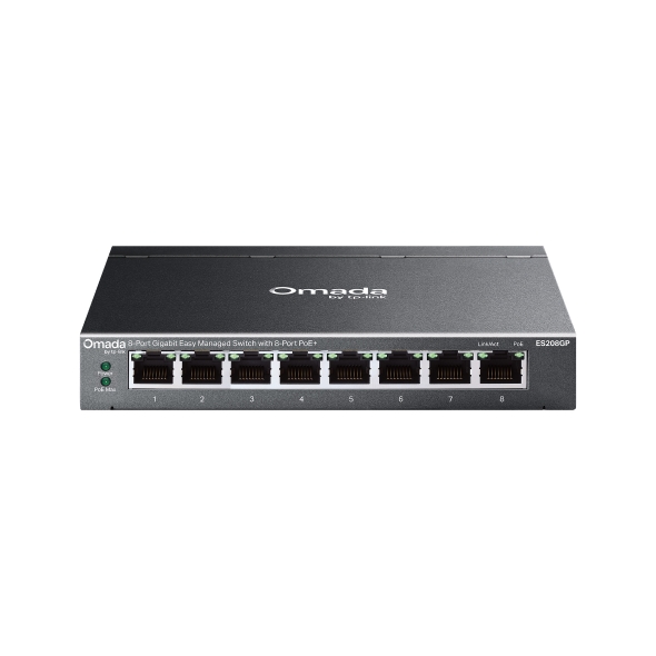 Omada ギガビットPoE+ポート×8 イージーマネージスイッチ