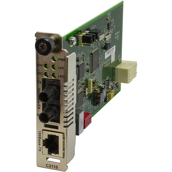 100Base-FX/100Base-TX(RJ-45)/ST/マルチモード/1300nm/2km