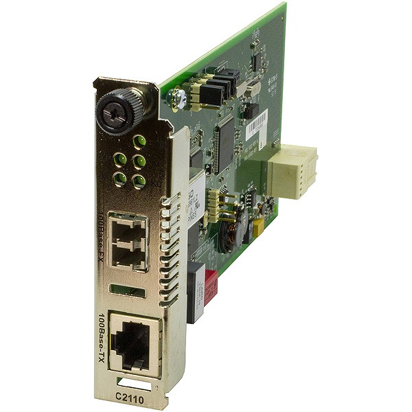 100Base-FX/100Base-TX(RJ-45)/LC/マルチモード/1300nm/2km