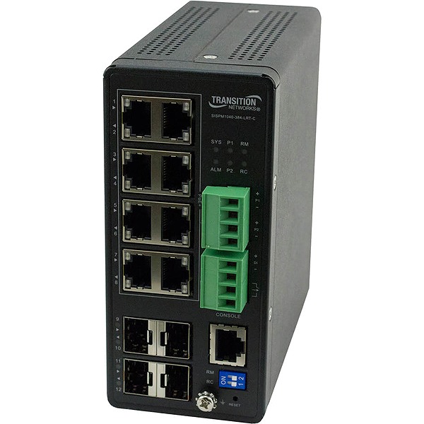 (8) 10/100/1000Base-T PoE+ (RJ-45) (4) 100/1000Base-X SFPオープン