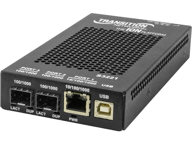 (2)SFP空きスロット/10/100/1000Base-T(RJ-45)/SFP