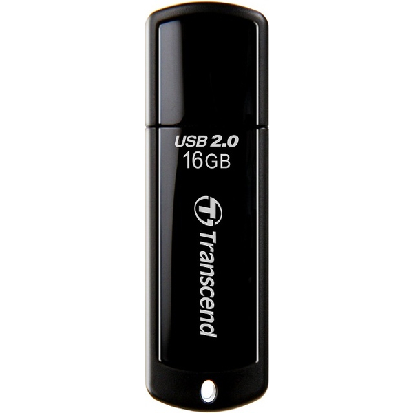 USBメモリー USB2.0 キャップ式 16GB ブラック