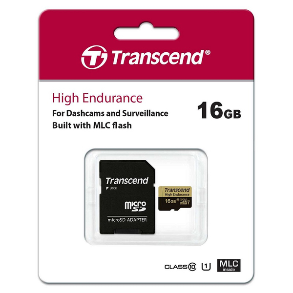 高耐久 microSDHCカード Class10 UHS-I U1 MLC搭載 16GB (SD変換アダプタ付き)