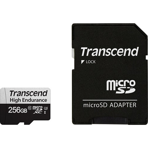 高耐久 microSDXC Class10 UHS-I U3 256GB (SDカード変換アダプタ付き)