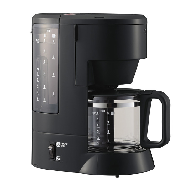 コーヒーメーカー ブラック 珈琲通 810ml コーヒーカップ6杯