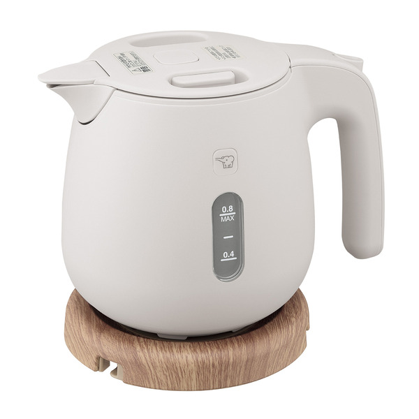 電気ケトル 0.8L サンドグレー